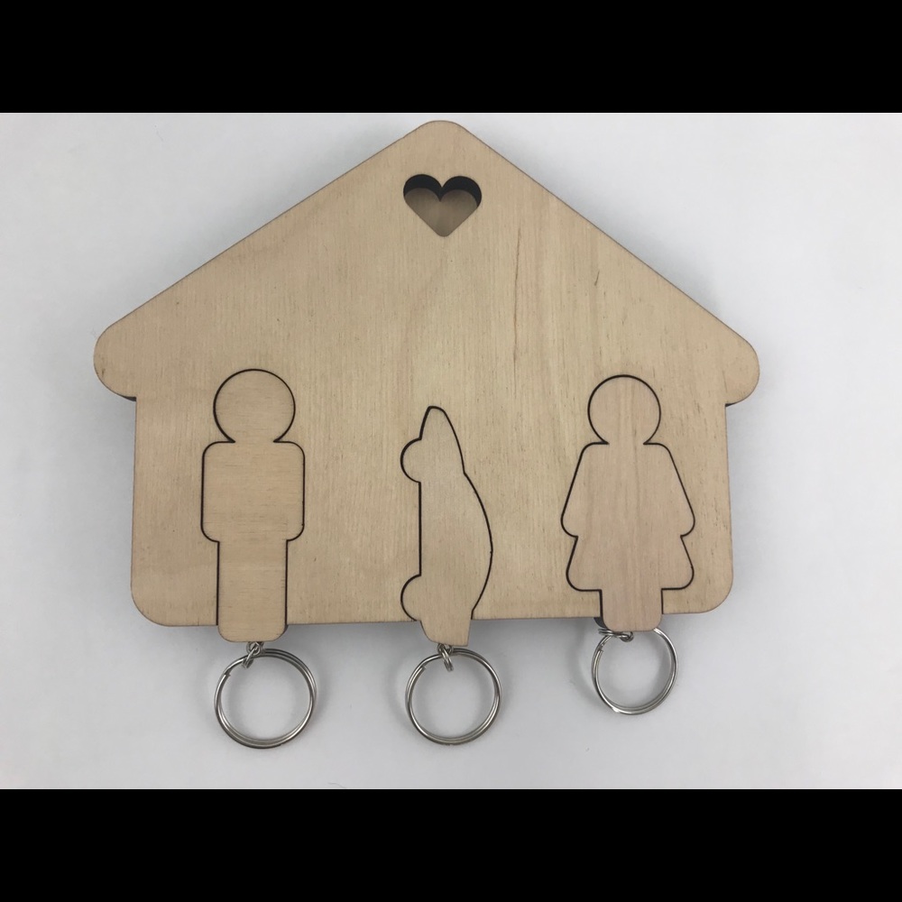 Key holder, wood